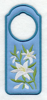 Madonna Lily Door Hanger (In-the-Hoop)