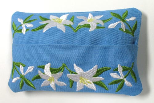 Madonna Lily Tissue Holder (In-the-Hoop)