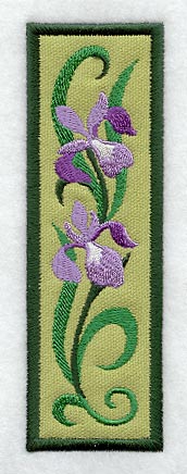Iris Bookmark (In-the-Hoop)