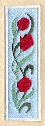 Tulips Bookmark (In-the-Hoop)