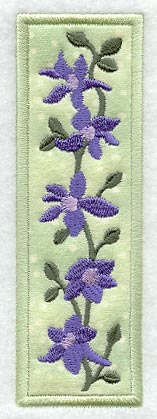 Larkspur Bookmark (In-the-Hoop)