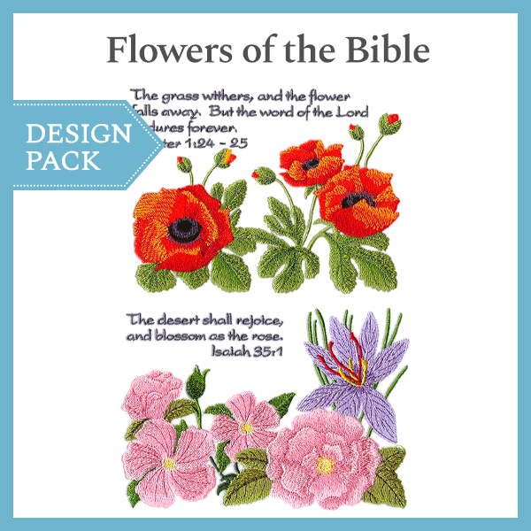 A Flowers of the Bible Design Pack