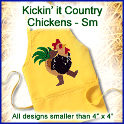 A Kickin' it Country Chickens Design Pack