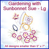 A Gardening with Sunbonnet Sue Design Pack