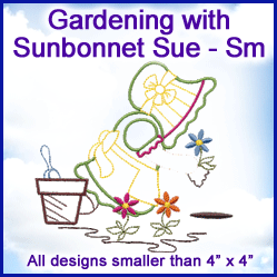 A Gardening with Sunbonnet Sue Design Pack