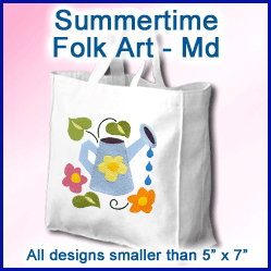 A Summertime Folk Art Design Pack