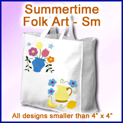 A Summertime Folk Art Design Pack