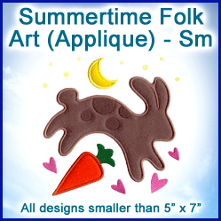 A Summertime Folk Art (Applique) Design Pack