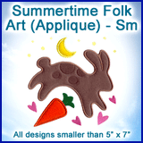 A Summertime Folk Art (Applique) Design Pack