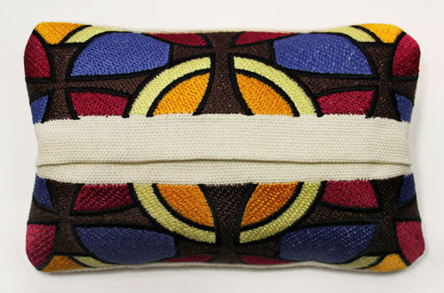 Stained Glass Crosses Tissue Holder (In-the-Hoop)