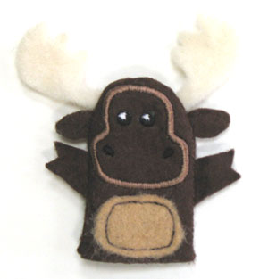 Moose Finger Puppet (In-the-Hoop)