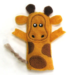 Giraffe Finger Puppet (In-the-Hoop)