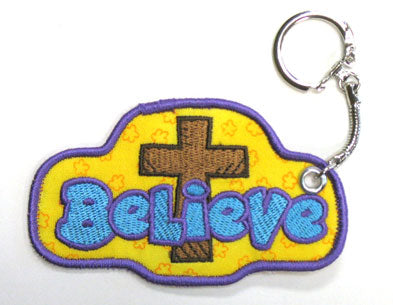Believe Keychain (In-the-Hoop)