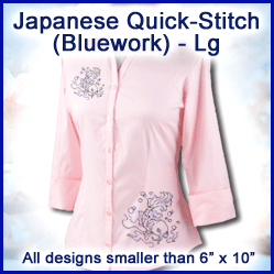 A Japanese Quick-Stitch (Bluework) Design Pack