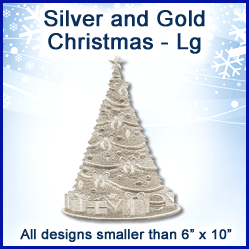 A Silver and Gold Christmas Design Pack