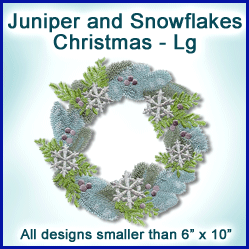 A Juniper and Snowflakes Design Pack