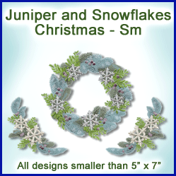 A Juniper and Snowflakes Design Pack