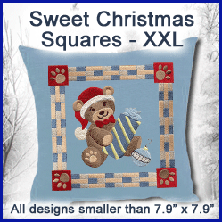 A Sweet Christmas Squares Design Pack
