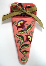 Crewel Flower Scissors Case - Lg (In-the-Hoop)