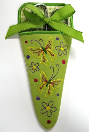 Butterfly Scissors Case - Lg (In-the-Hoop)
