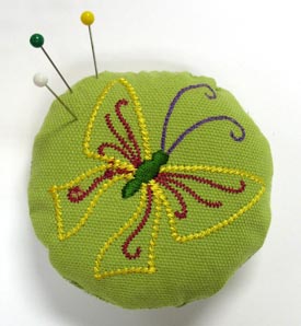 Butterfly Pincushion (In-the-Hoop)
