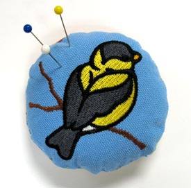 Goldfinch Pincushion (In-the-Hoop)