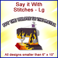 A Say It with Stitches Design Pack