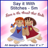 A Say It with Stitches Design Pack