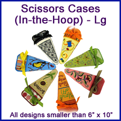 A Scissor Cases (In-the-Hoop) Design Pack