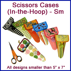 A Scissor Cases (In-the-Hoop) Design Pack