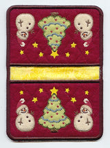 Snowy Hearts Pot Holder (In-the-Hoop)