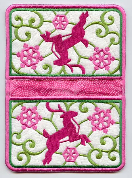 Reindeer Magic Pot Holder (In-the-Hoop)