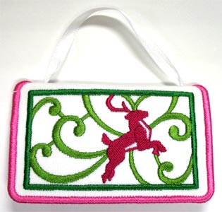 Reindeer Magic Gift Card Holder (In-the-Hoop)