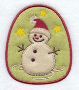 Snowman Magnet (In-the-Hoop)