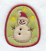 Snowman Magnet (In-the-Hoop)