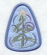 Whirling, Swirling Christmas Magnet (In-the-Hoop)