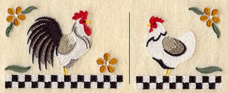 Country Chickens Border