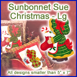 A Sunbonnet Sue Christmas Design Pack