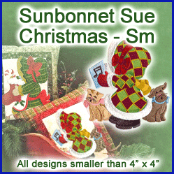 A Sunbonnet Sue Christmas Design Pack