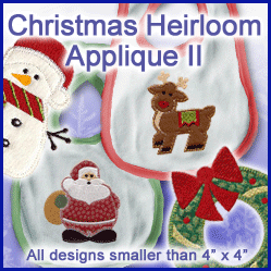 A Christmas Heirloom Applique II Design Pack