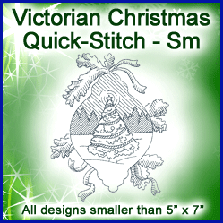 A Victorian Christmas Quick-Stitch Design Pack