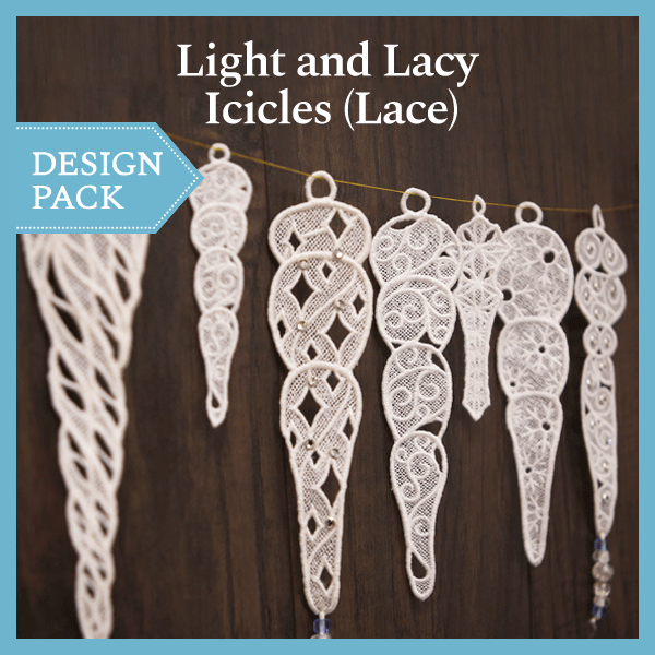 A Light and Lacy Icicles (Lace) Design Pack