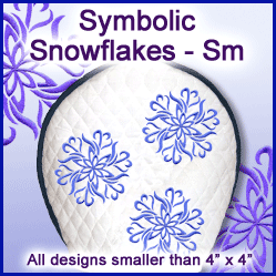 A Symbolic Snowflakes Design Pack