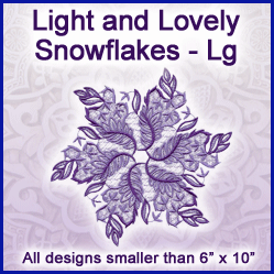 A Light and Lovely Snowflakes Design Pack