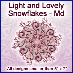 A Light and Lovely Snowflakes Design Pack