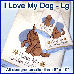 A I Love My Dog Design Pack