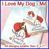 A I Love My Dog Design Pack