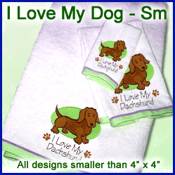 A I Love My Dog Design Pack