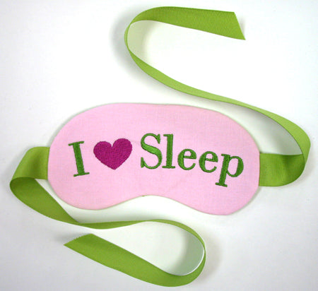 I Love Sleep Sleep Mask (In-the-Hoop)