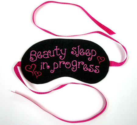 Beauty Sleep in Progress Sleep Mask (In-the-Hoop)